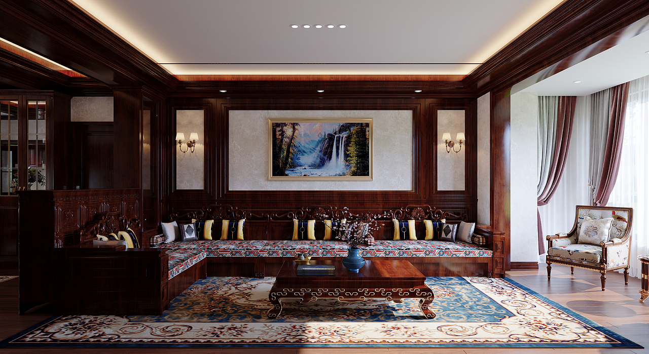 美式家居（图ZMzk2MzU0NjQ4） - 家装设计 - 站酷设计师赵博原创素材 - 站酷ZCOOL