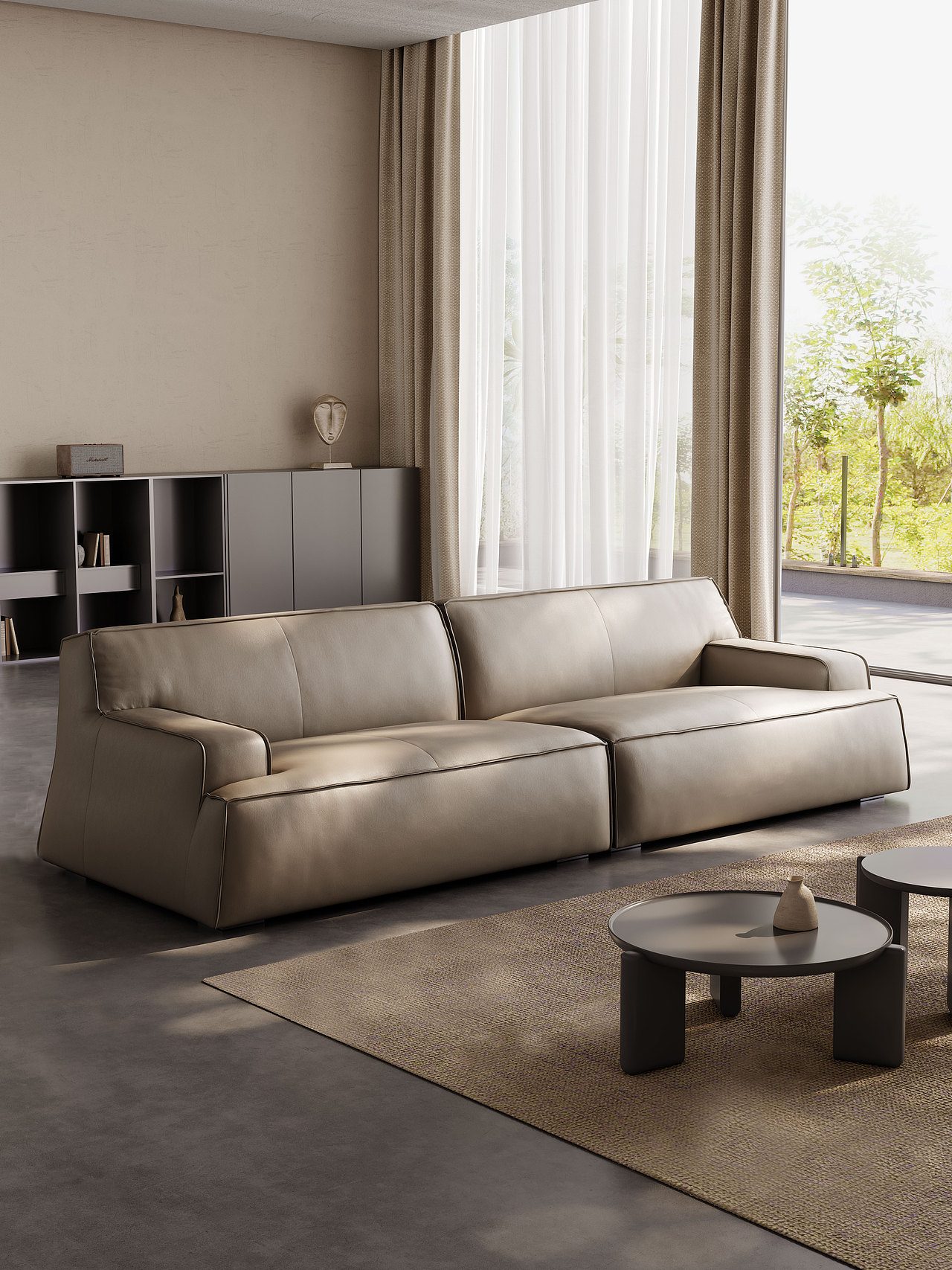 家具渲染-大马士革沙发