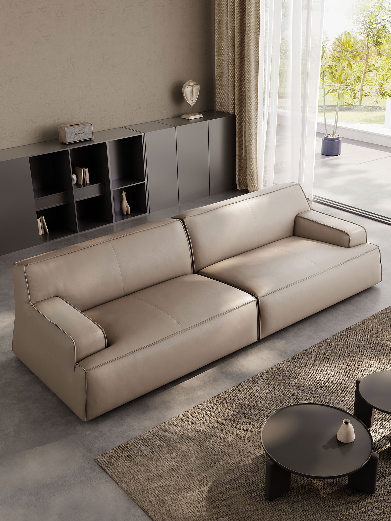 家具渲染-大马士革沙发