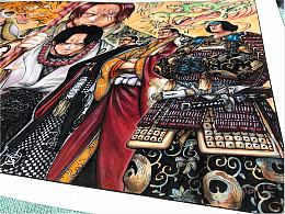 精细纯手绘练习海贼王复制原画顶上战争歌舞伎插画手绘