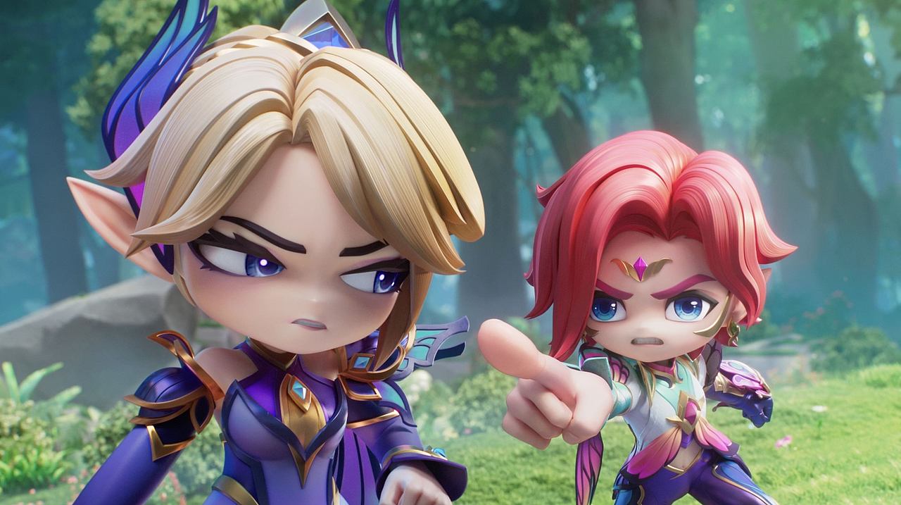 金铲铲之战花仙子主题3D奇幻动画