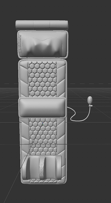 长款按摩垫建模渲染