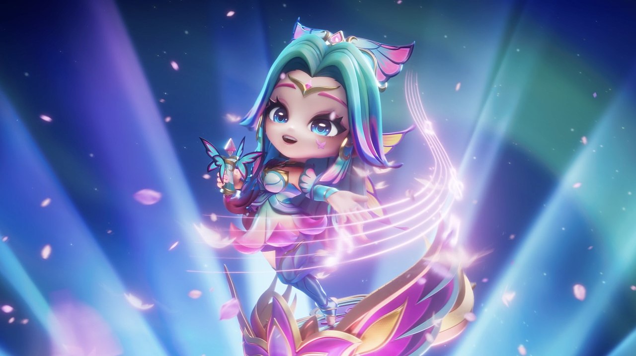 金铲铲之战花仙子主题3D奇幻动画