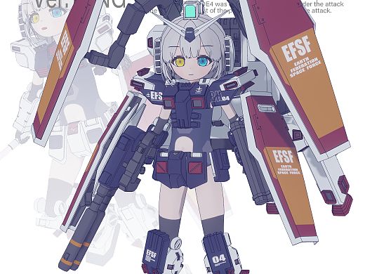 全武装高达 FA-78机娘雷霆宙域样式
