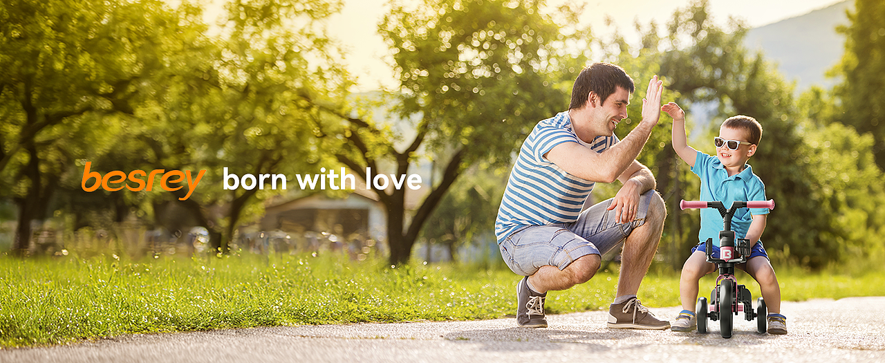 亚马逊A+ 五合一儿童三轮车