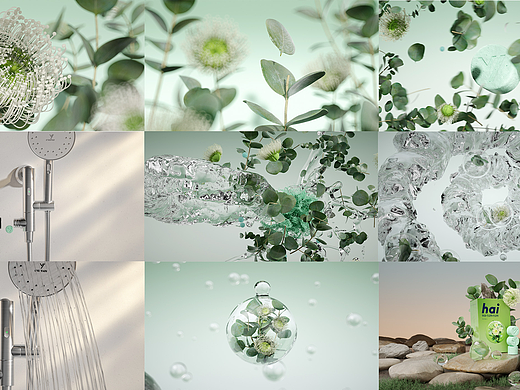 浪漫花草动态— C4D杨帆动态设计班