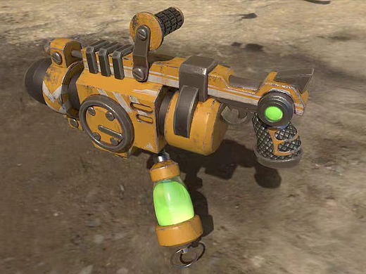 生化枪械建模渲染