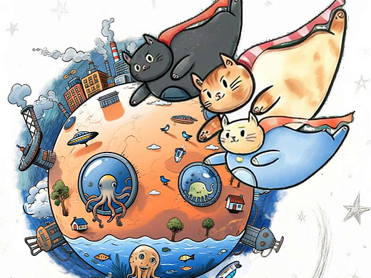 三喵大闹怪想星