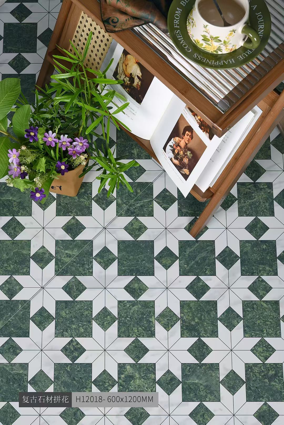 【时光印记，优雅复兴】✨-复古拼花600*1200