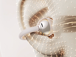 耳夹式蓝牙耳机 三维动画