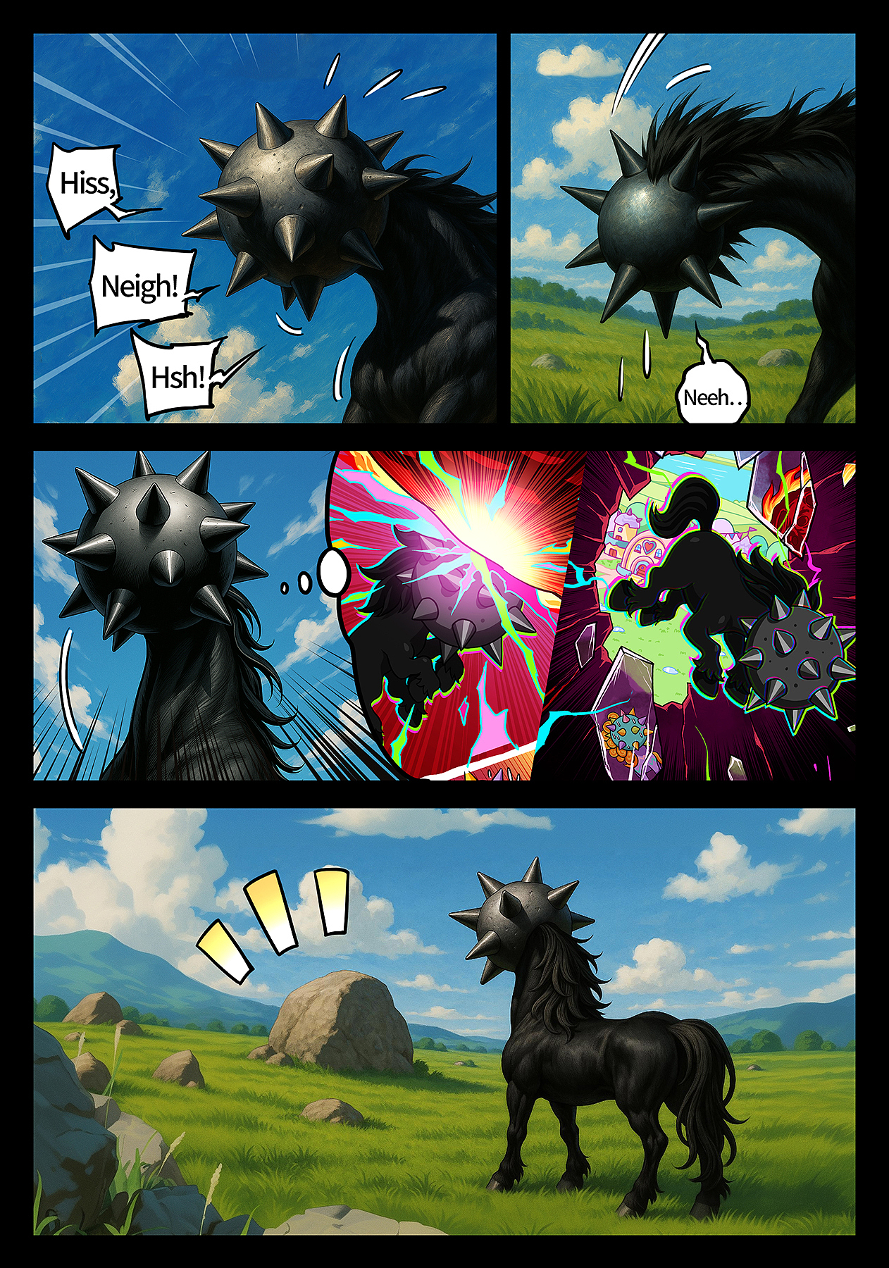 《流星锤马》英文版