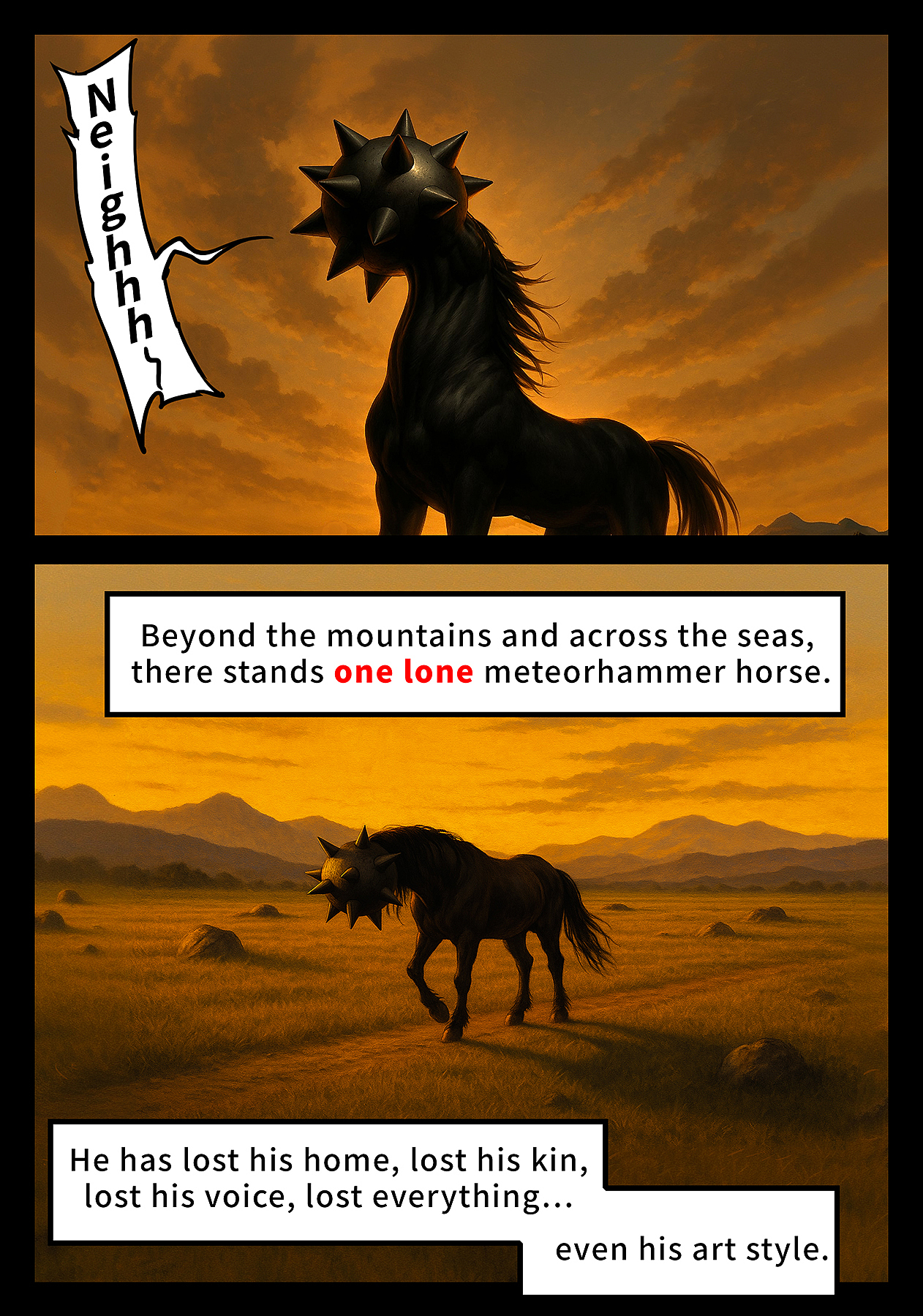 《流星锤马》英文版