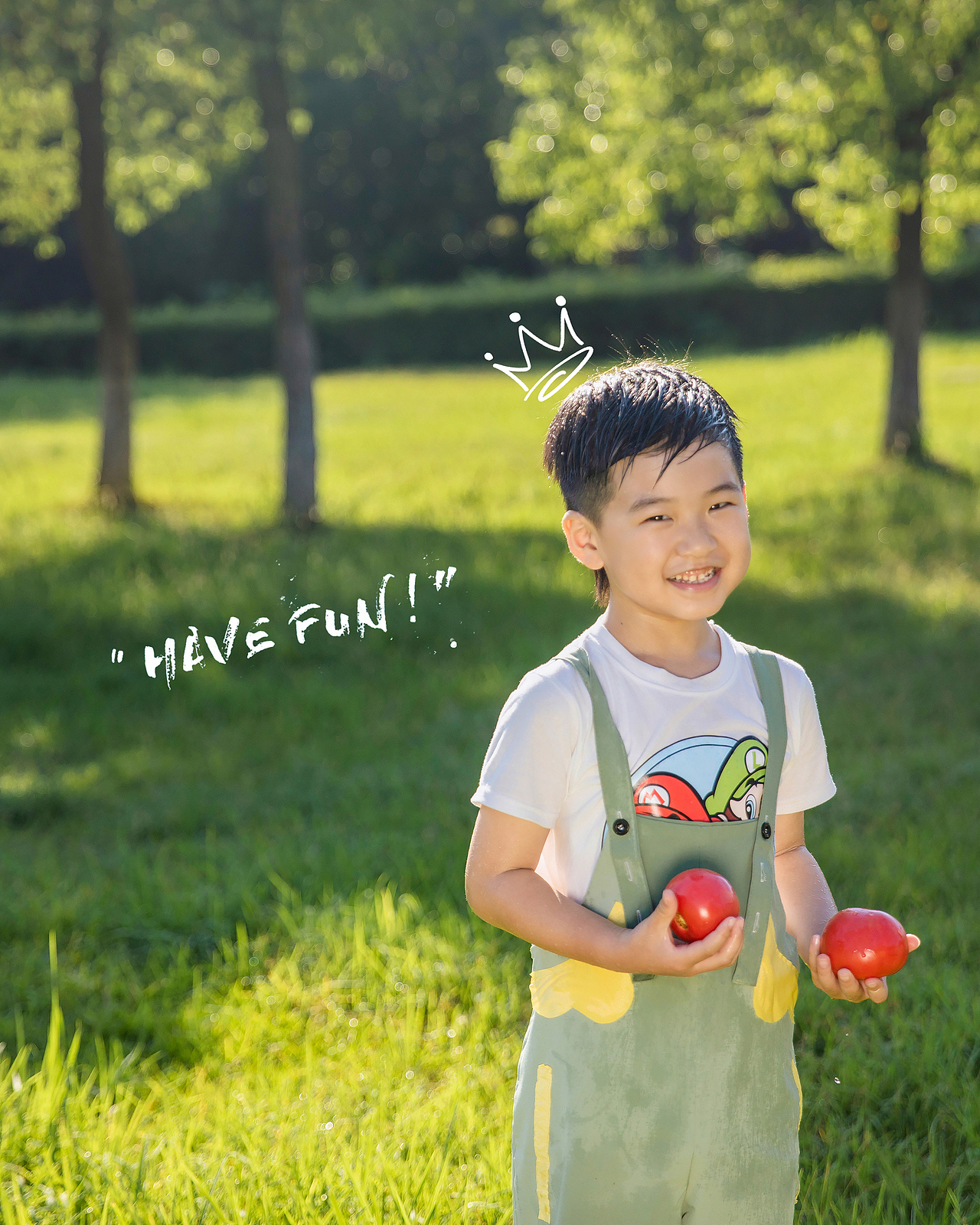 【儿童写真】六岁和西红柿