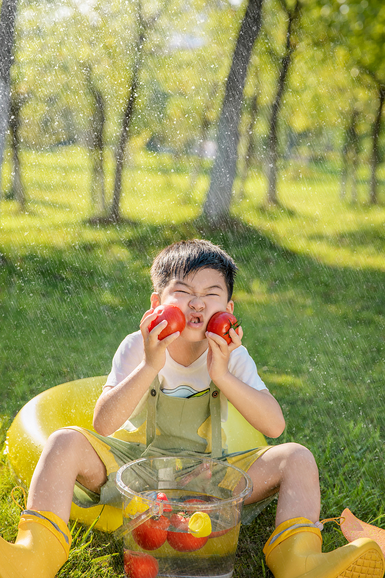【儿童写真】六岁和西红柿