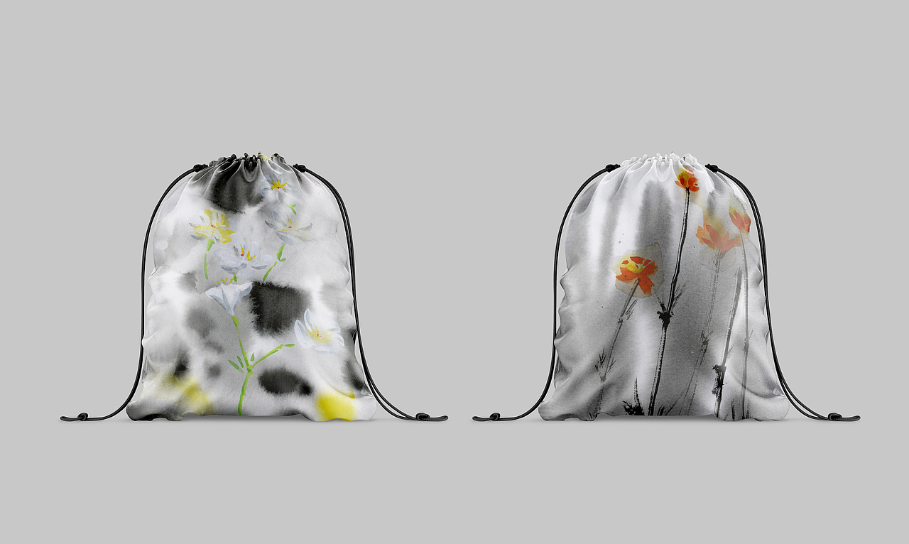 【水彩创作】-墨花