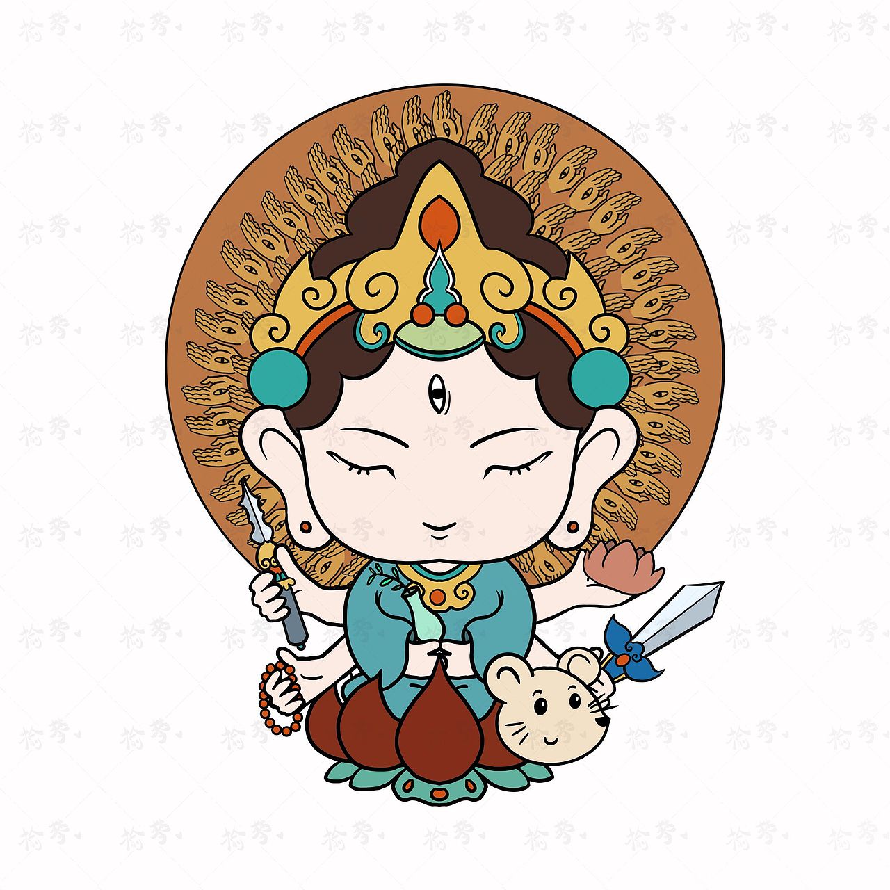 敦煌十二生肖守护神来啦~IP设计