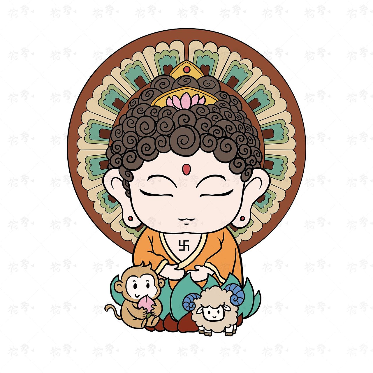 敦煌十二生肖守护神来啦~IP设计