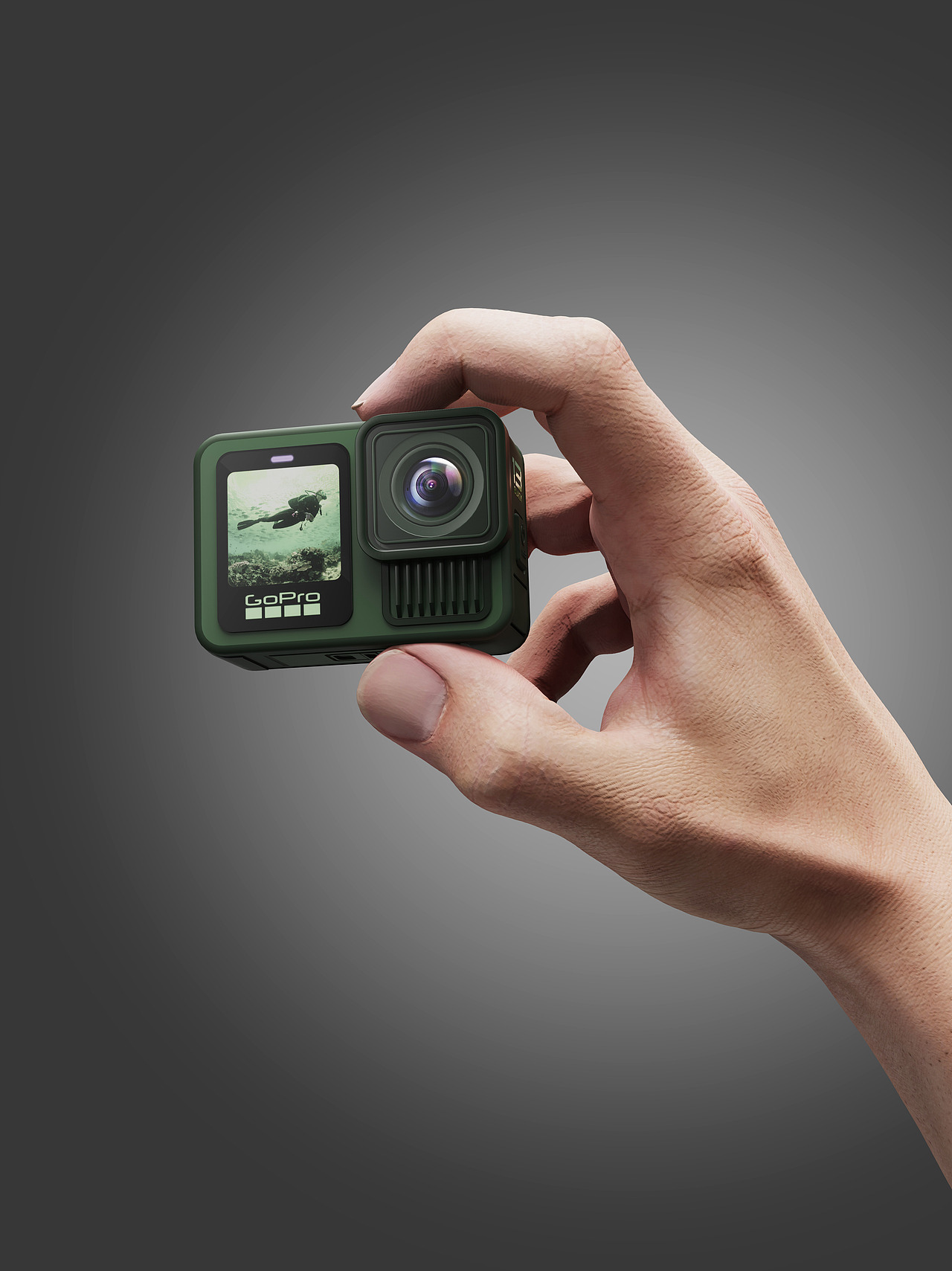 第六十二期keyshot手持简约场景源文件ks渲染场景工程