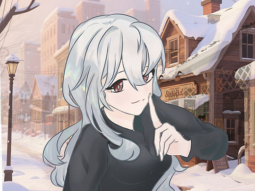 白毛谁不喜欢呢