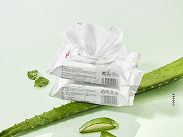 BYPHASSE湿纸巾-美妆洗护产品静物场景摄影白底拍摄