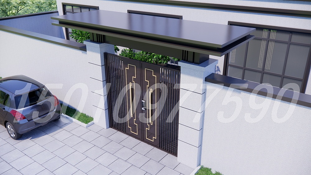 新中式门楼设计效果图（图ZMzk2NDg1MDA0） - 建筑/空间 - 站酷设计师芳廷阳光原创素材 - 站酷ZCOOL