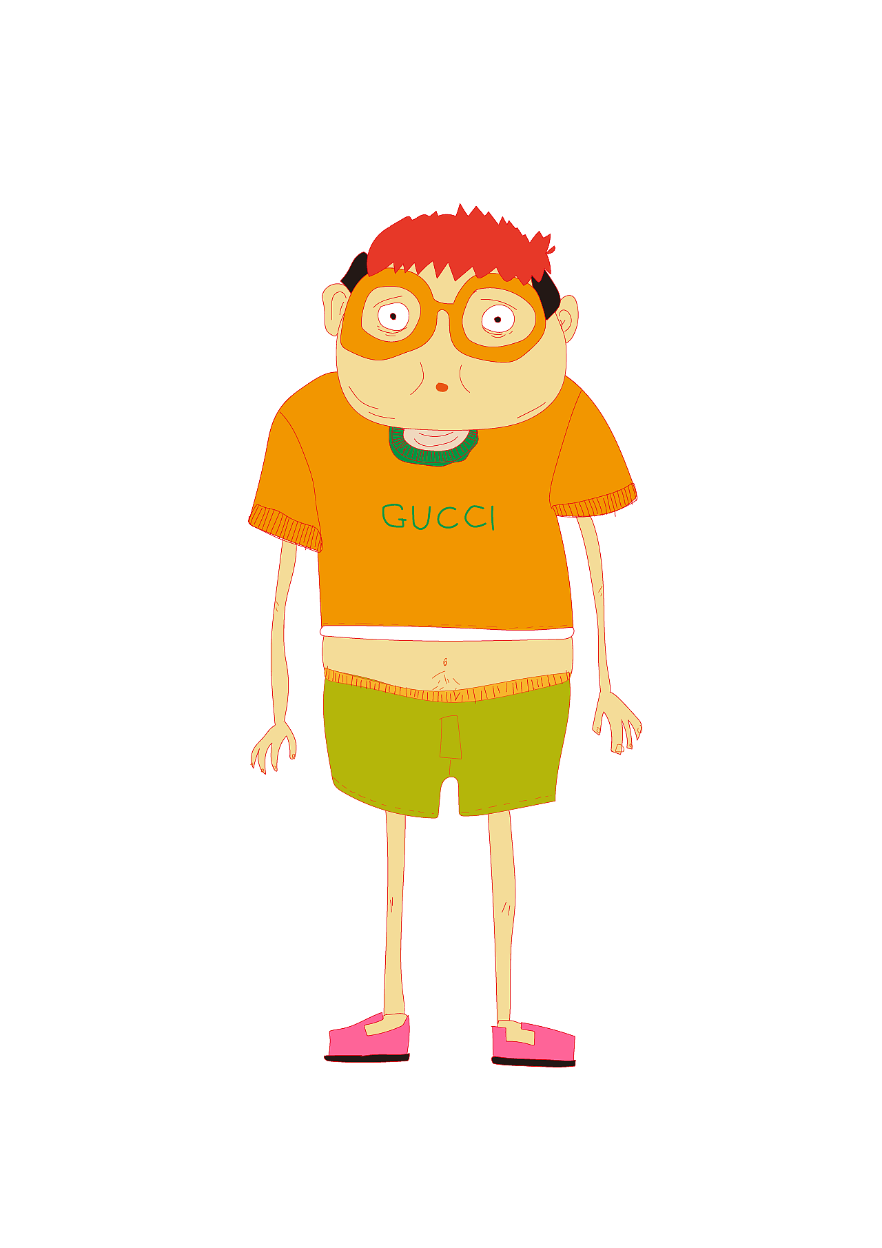 为什么丑陋比美更有力量？（图ZMzk2NDg4MTI0） - 艺术插画 - 站酷设计师蓝脑袋原创素材 - 站酷ZCOOL