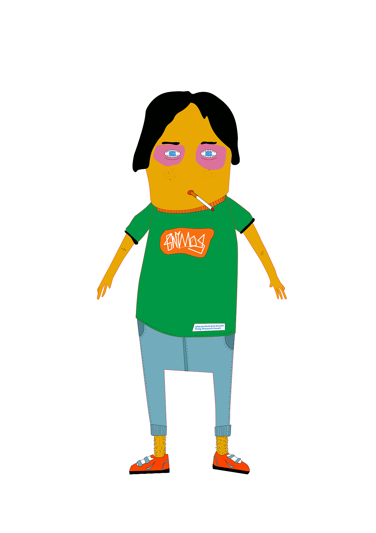为什么丑陋比美更有力量？（图ZMzk2NDg4MTMy） - 艺术插画 - 站酷设计师蓝脑袋原创素材 - 站酷ZCOOL