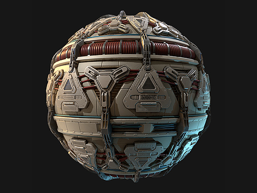 科幻探索：空间站外壁材质 - Substance 3D Designer