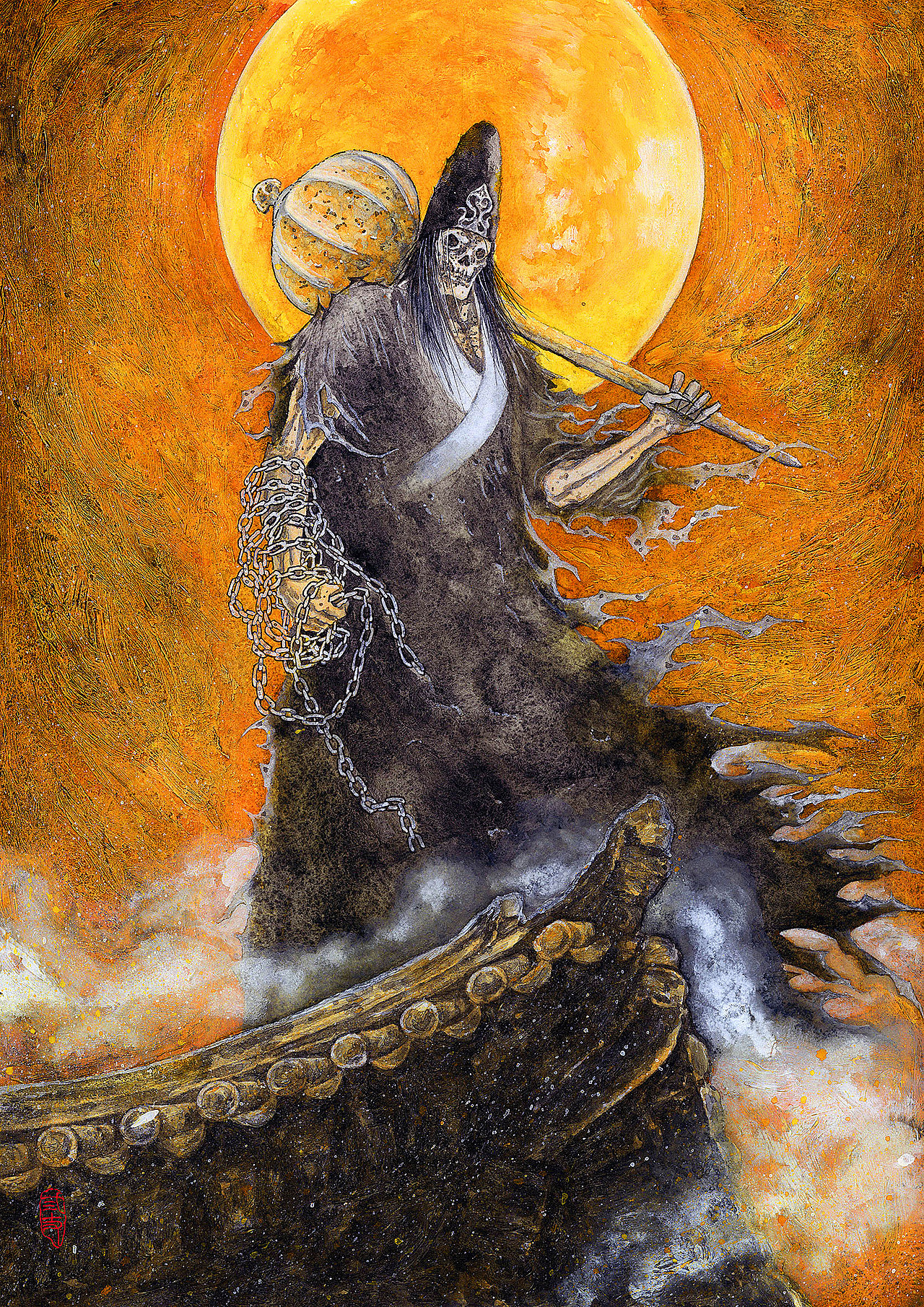 《搜神记》系列插画（图ZMzk2NDk5Mzg4） - 艺术插画 - 站酷设计师弎丈原创素材 - 站酷ZCOOL