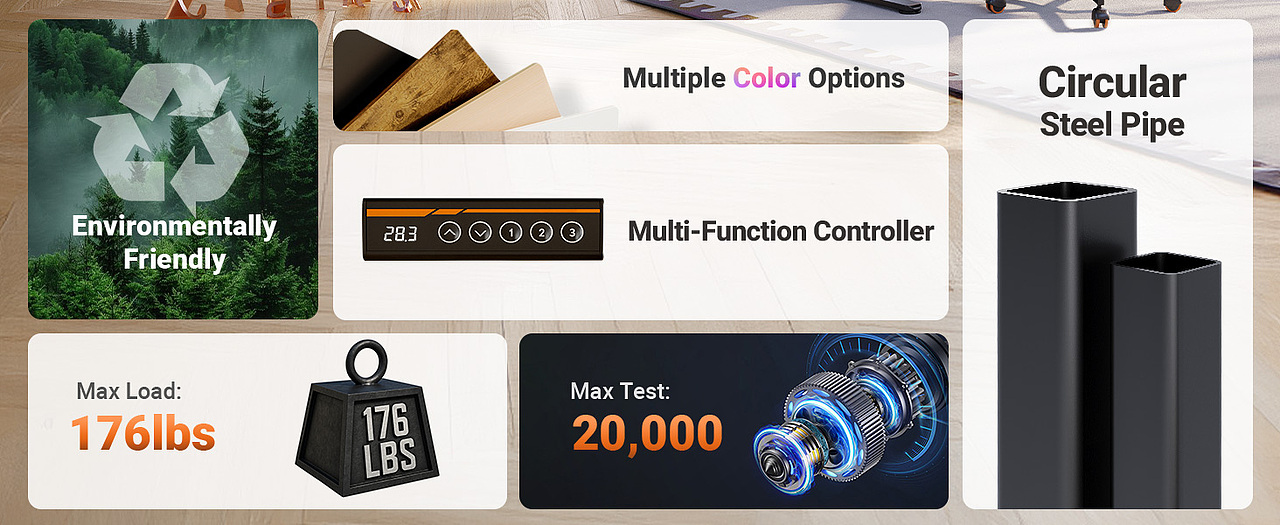 Amazon | CLaiks 基础款升降桌