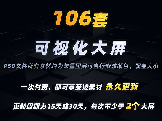 49套可视化数据大屏合集