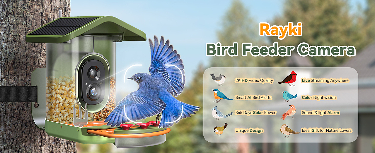 太阳能屋顶喂鸟器