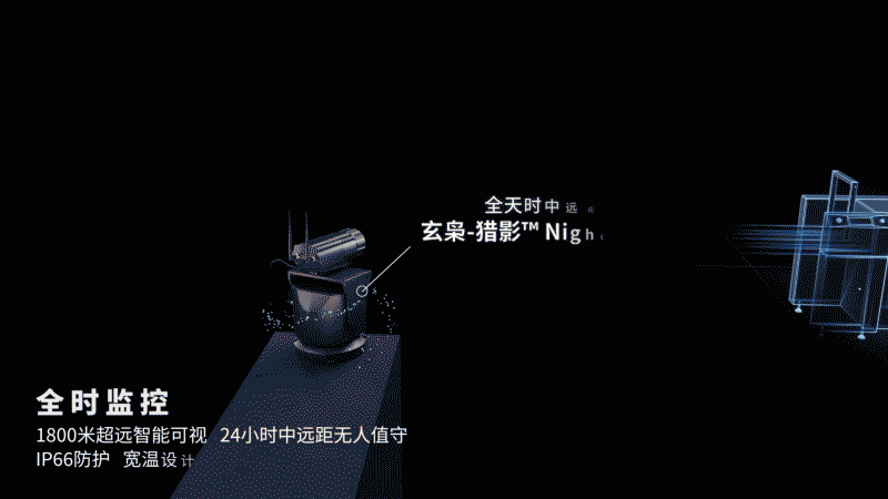 双引擎成像/夜视仪 三维产品动画