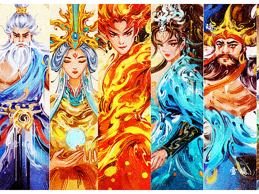 山海经人物插画合集