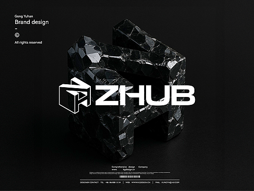 【我司案例】科技公司ZHUB品牌LOGO设计