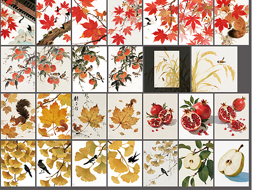 24节气-秋分节气创作素材库