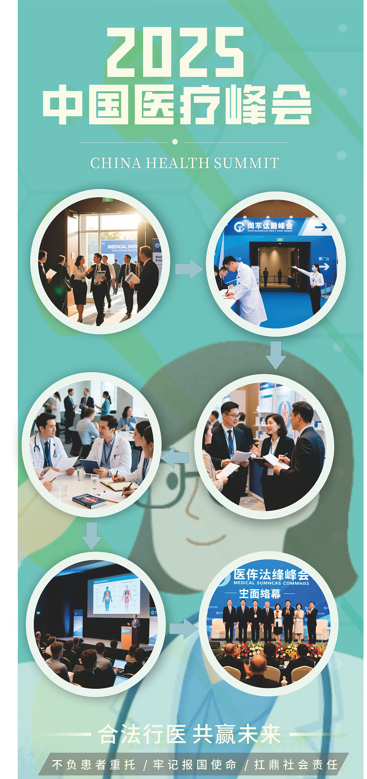 医疗峰会活动KV（图ZMzk2NTMyOTk2） - 海报 - 站酷设计师丶丶未来原创素材 - 站酷ZCOOL