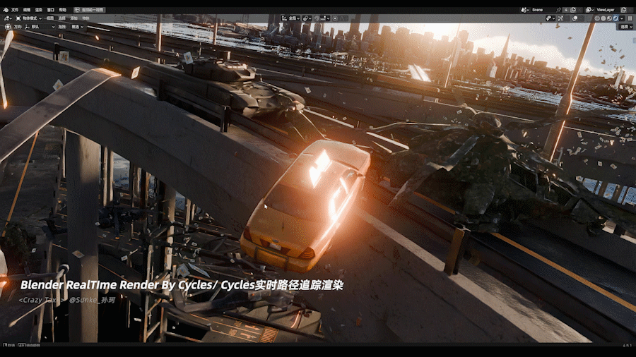 Crazy Taxi | 十一届世界渲染大赛参赛作品+BreakDown（图ZMzk2NTM1NTUy） - 动画/影视 - 站酷设计师SunKe_孙珂原创素材 - 站酷ZCOOL