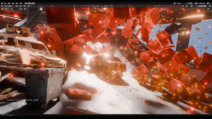 Crazy Taxi | 十一届世界渲染大赛参赛作品+BreakDown（图ZMzk2NTM1NTQ4） - 动画/影视 - 站酷设计师SunKe_孙珂原创素材 - 站酷ZCOOL