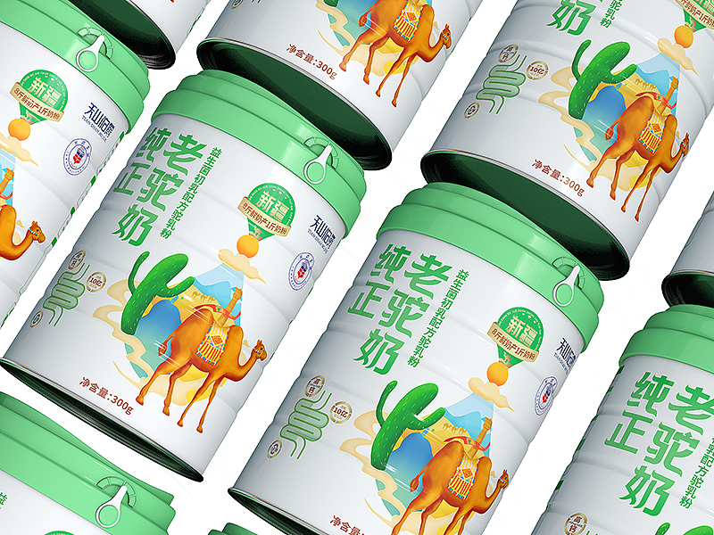 哲仕x原创|驼奶包装设计|乳粉包装