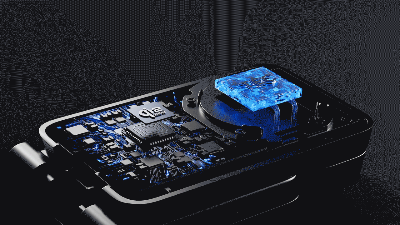 Qi2.2无线充产品动画，产品渲染图