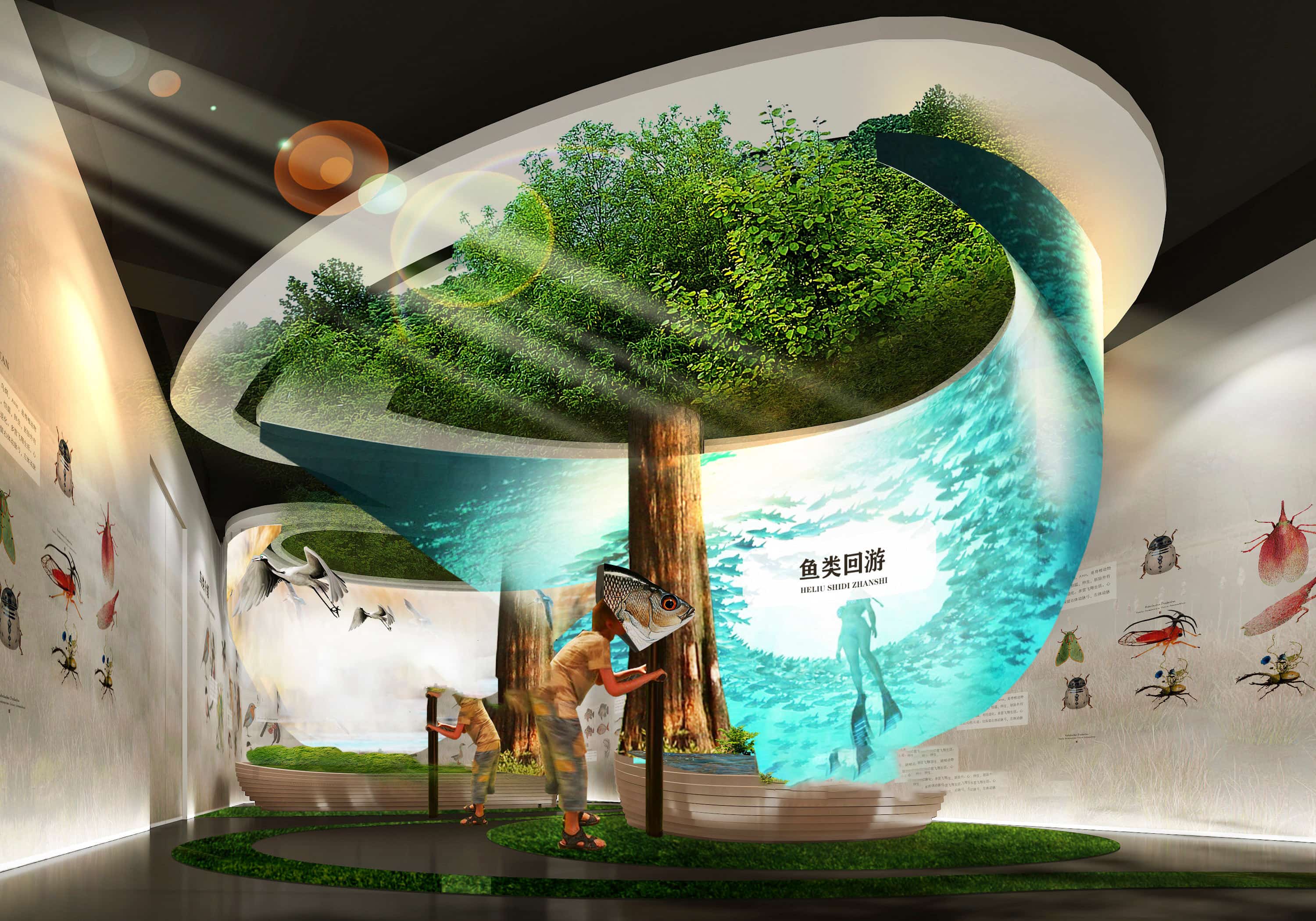 走进济源湿地主题科普展馆，聆听湿地低语，共谱生态和弦-森克思科技（图ZMTUyMjI3MzI=） - 观点 - 站酷设计师森克思科技原创素材 - 站酷ZCOOL