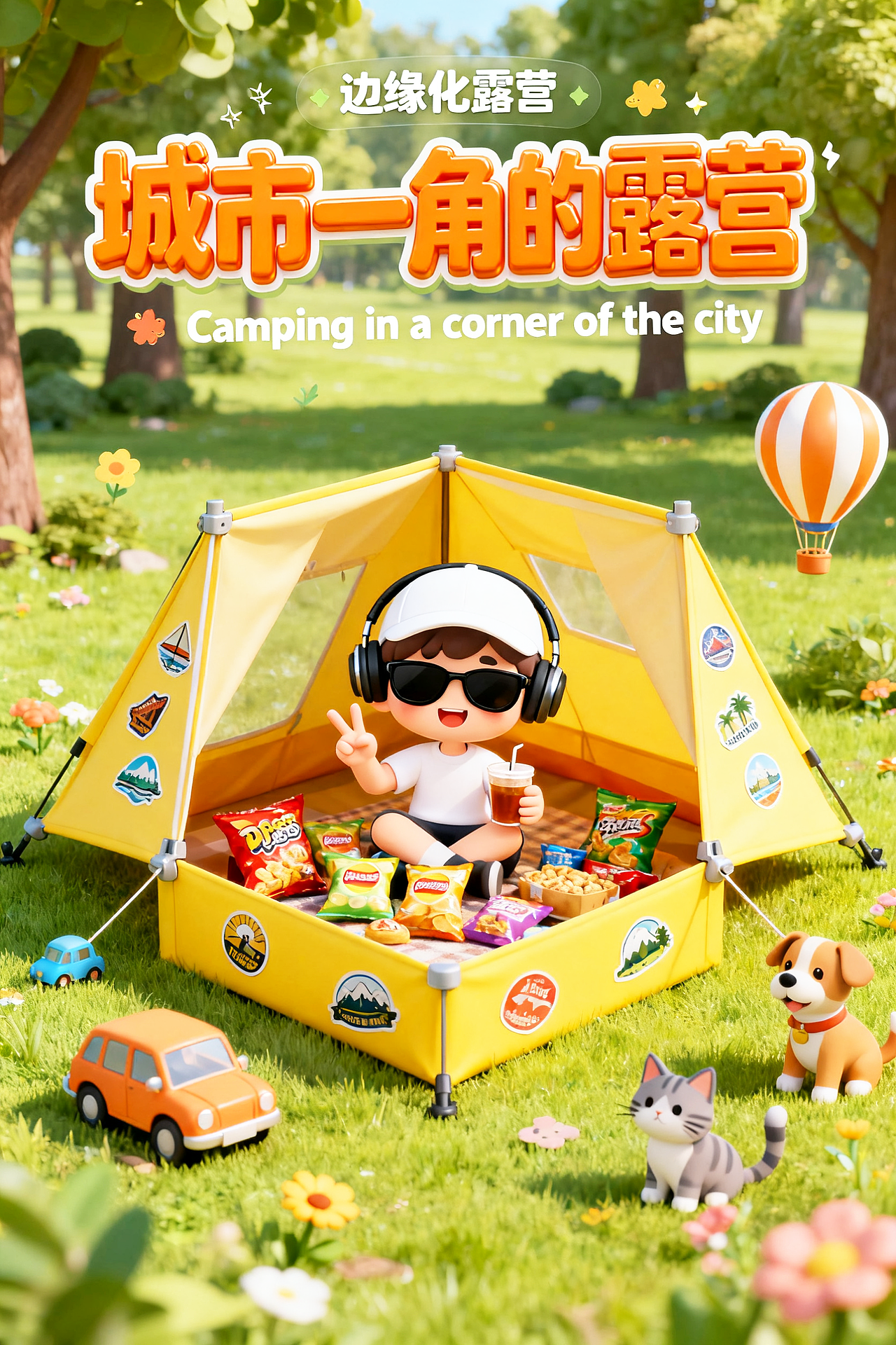 AIGC | 一场逃离城市的露营计划