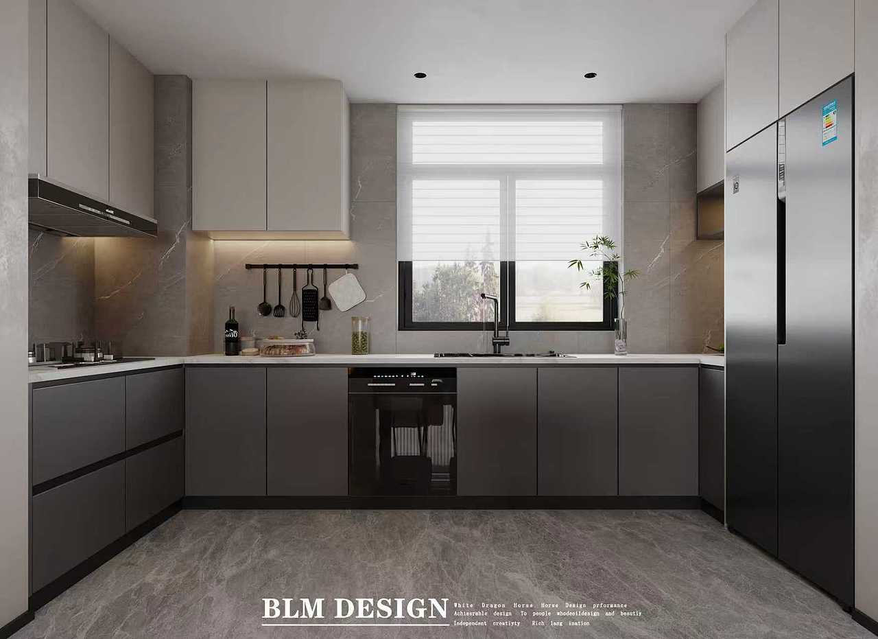 现代意式设计案例分享—白龙马效果图