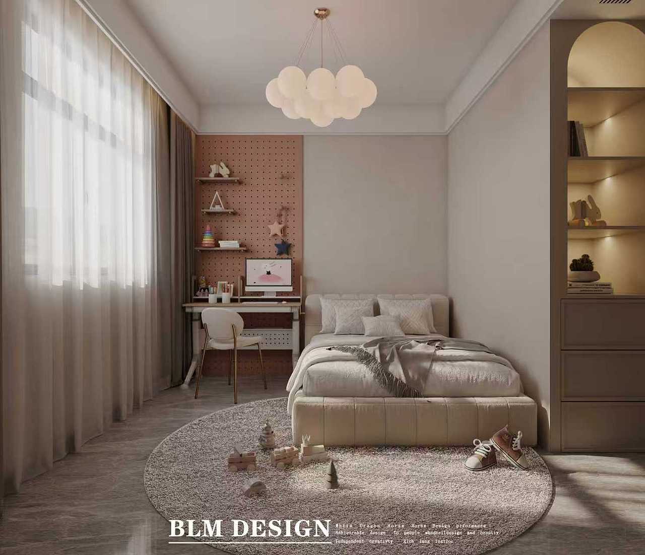 现代意式设计案例分享—白龙马效果图