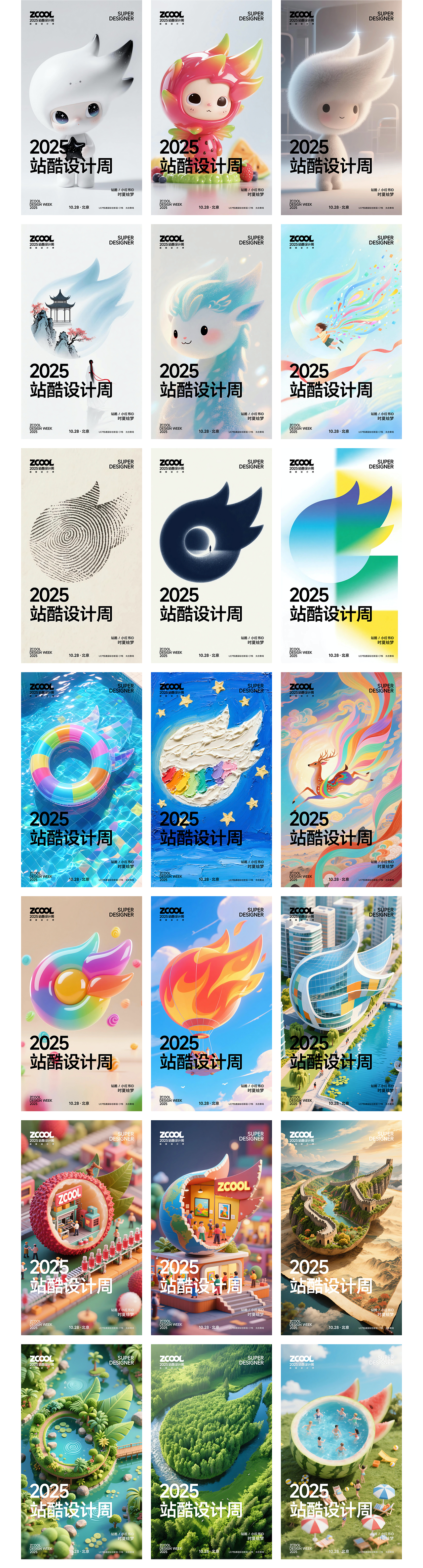 火力全开-2025站酷设计周“超级符号”（图ZMzk2NTg5MzY0） - AI作品 - 站酷设计师时夏绘梦原创素材 - 站酷ZCOOL