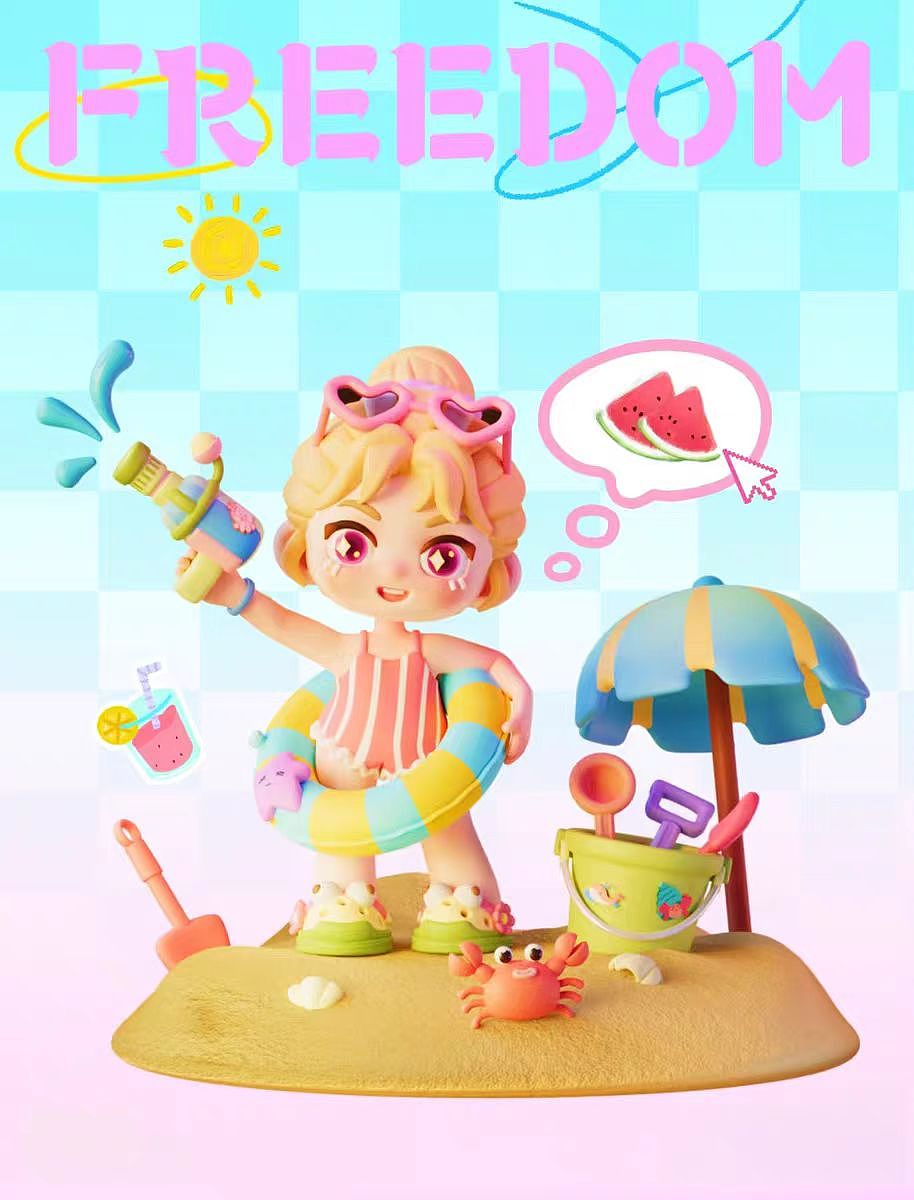 卡通海报建模渲染