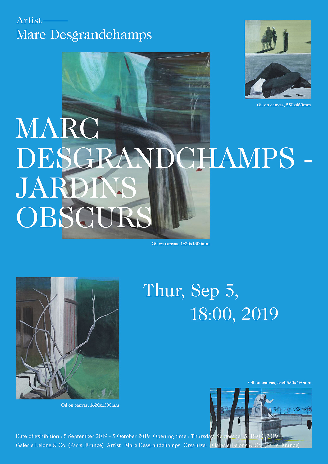 MARC DESGRANDCHAMPS - JARDINS OBSCURS-艺术海报设计