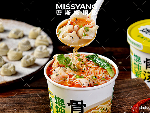 速食馄饨面拍摄|电商产品美食摄影|产品×郑州密斯杨