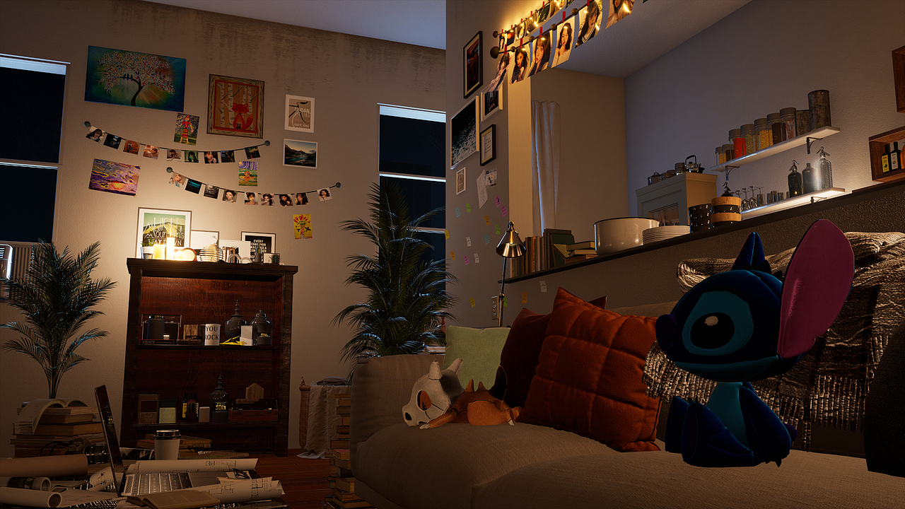 UE5房间CG场景制作（图ZMzk2NjAxMzYw） - 场景 - 站酷设计师RenlinYang原创素材 - 站酷ZCOOL